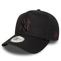 Boné New Era 9FORTY E-Frame New York Yankees Outline - Unissex PRETO