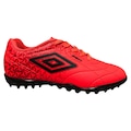 Chuteira De Society Umbro Class Neo Jr - Infantil PRETO/VERMELHO