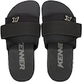 Chinelo Kenner Kivah Slide Solado Tratorado Masculina PRETO
