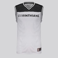 Regata Corinthians Basquete Logo Patch Masculina BRANCO