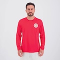 Camisa Internacional UV Manga Longa Masculina VERMELHO