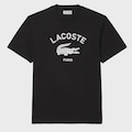 Camiseta Lacoste Estampa Assinada Noir Unissex PRETO
