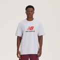 Camiseta New Balance Athletics Logo Masculina CINZA
