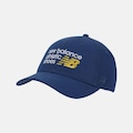 Boné New Balance 6-Panel Athletics Unissex AZUL