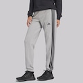 Calça adidas French Terry 3 Stripes Feminina CINZA