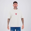 Camiseta New Era NBA Chicago Bulls Core Historic Masculina BRANCO