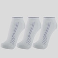Kit Meia Lupo Sport Roma Cano Curto 3 Pares Unissex BRANCO