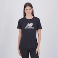 Camiseta New Balance Essentials Feminina PRETO