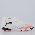 Chuteira de Campo Puma Masculina Future 8 Match FG/AG BRANCO
