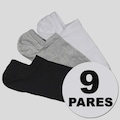 Kit Meia Lupo Sport I Sapatilha 9 Pares PRETO