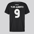 Camisa Corinthians CP 9 Yuri Alberto Infantil PRETO