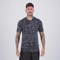 Camiseta Under Armour Camo SS Masculina CINZA