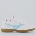 Chuteira Futsal Infantil Mizuno Regent IN BRANCO