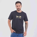 Camiseta New Era X Fila Masculina PRETO