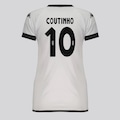 Camisa Vasco Supporter Graphik Feminina 10 Coutinho Kappa Feminina BRANCO