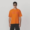 Camiseta Oakley Stretch Ellipse Logo SS Masculina LARANJA