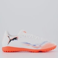 Chuteira Society Masculino Puma Future 8 Play TT BRANCO