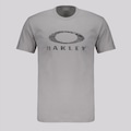 Camiseta Oakley Ellipse Fingerprint SS Masculino CINZA