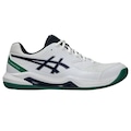 Tênis Asics Gel-Dedicate 8 Clay - Masculino - Tennis BRANCO/VERDE ESCURO