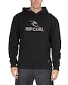 Blusão de Moletom Rip Curl puff icon logo Masculino PRETO