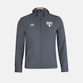 Jaqueta New Balance Viagem Spfc 2025 Masculina CINZA