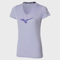 Camiseta de Corrida Mizuno Core Runbird - Feminina AZUL