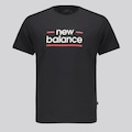 Camisa New Balance Linear Lines Masculina PRETO
