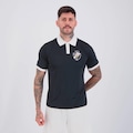 Camisa Polo Vasco Dry Escudo Masculina PRETO