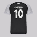 Camisa do Vasco Supporter Graphik Duo Kappa 10 Coutinho Masculina PRETO