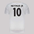 Camisa do Santos Deslocar 10 Neymar Jr Infantil BRANCO