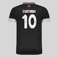 Camisa do Vasco Supporter UP 10 Coutinho Kappa Masculina PRETO
