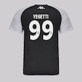 Camisa do Vasco Supporter Graphik Duo Kappa 99 Vegetti Masculina PRETO