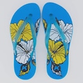 Chinelo Kenner Ibiza Hibisco Feminino AZUL
