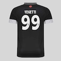 Camisa do Vasco Supporter UP Kappa 99 Vegetti Masculina PRETO
