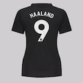Camisa Manchester City II 2026 Puma 9 Haaland Feminina PRETO