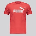 Camiseta Puma ESS No 1 Logo Maculina VERMELHO