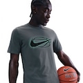 Camiseta Dri-FIT Nike Icon Masculina CINZA CLA/PRETO