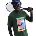 Camiseta Dri-FIT Nike Court Masculina VERDE ESCURO