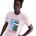 Camiseta Dri-FIT Nike Court Masculina ROSA CLARO