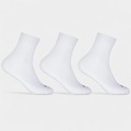 Kit 3 Pares Meia Hoahi Cano Alto Unissex BRANCO