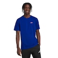 Camiseta adidas M/C Flamula Masculina AZUL/VERMELHO