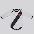 Body Vasco Proteção UV Manga Longa Infantil BRANCO