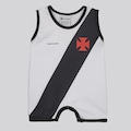 Macacão Regata Infantil Vasco BRANCO