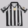Camisa do Botafogo I 2025 Reebok Campeão Libertadores 2024 Infantil BRANCO