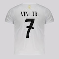 Camisa Real Madrid Soft 7 Vini Jr Infantil BRANCO