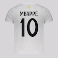 Camisa Real Madrid Soft 10 Mbappé Infantil BRANCO