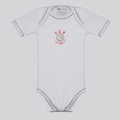 Body Curto Corinthians Infantil BRANCO