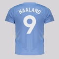 Camisa Manchester City Shield Azul 9 Haaland Infantil AZUL
