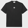 Camiseta Lacoste com Estampa Assinada Noir Unissex PRETO
