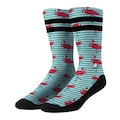 Meia Esportiva Lurk Flamingos Cross - Adulto AZUL